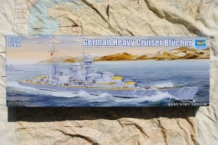 images/productimages/small/Blücher German Heavy Cruiser Trumpeter 05346 doos.jpg